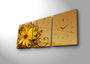 Wallity Reloj de Pared de Lienzo Decorativo 3P3040CS-7 (3 Piezas)